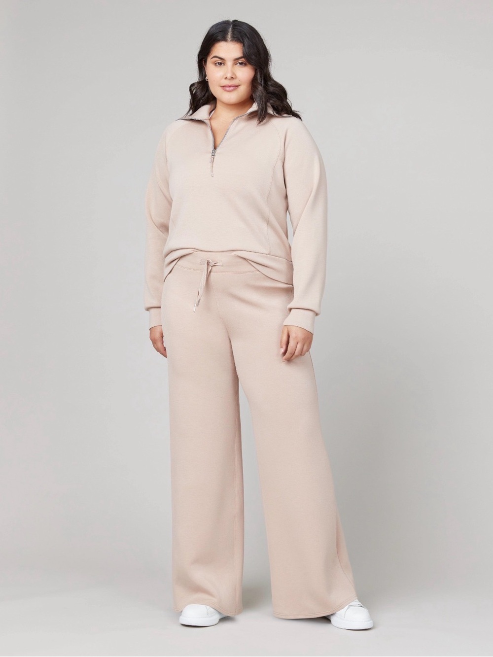 SPANX AirEssentials Wide Leg Pants 3X Tall Drawstring Soft Lounge